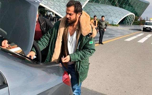 "Çukur"un "Vartolu"su Bakıda - FOTO