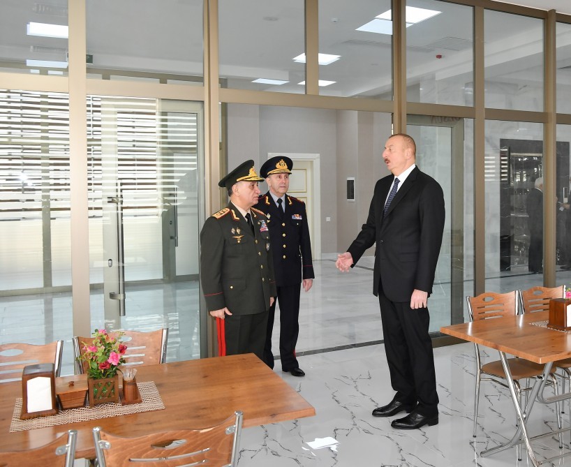 Ramil Usubov dövlət başçısına raport verdi - FOTOLAR