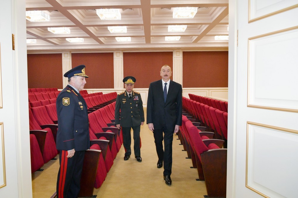 Ramil Usubov dövlət başçısına raport verdi - FOTOLAR