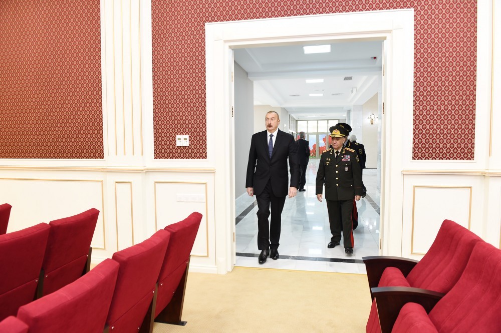 Ramil Usubov dövlət başçısına raport verdi - FOTOLAR