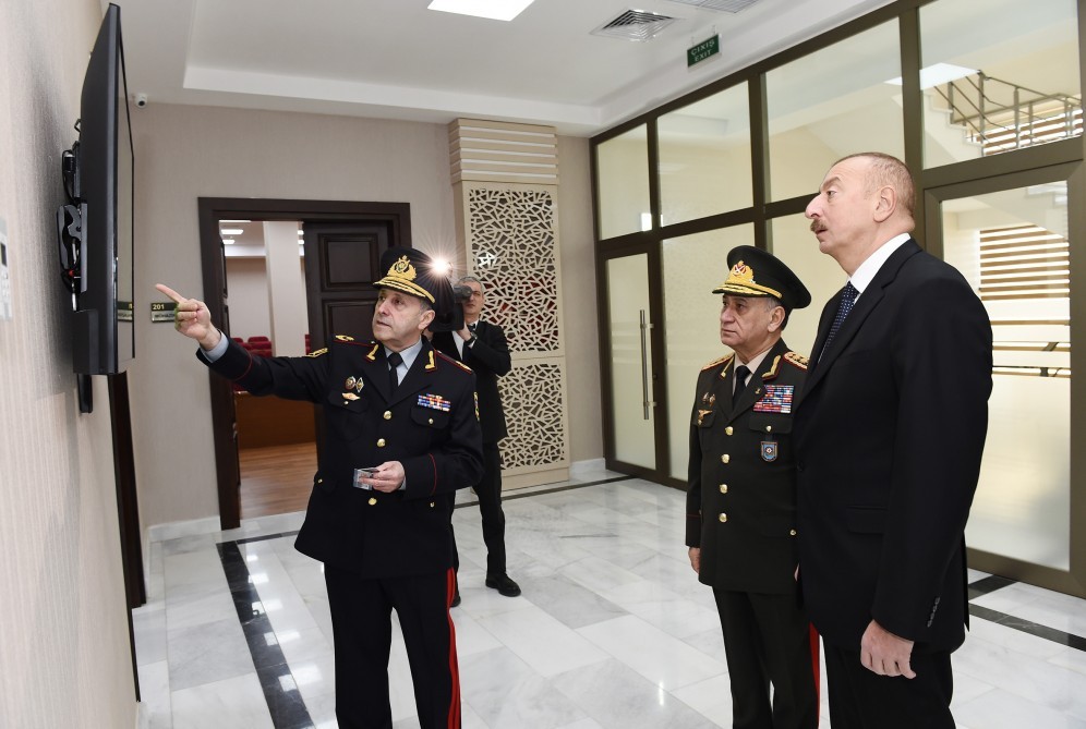 Ramil Usubov dövlət başçısına raport verdi - FOTOLAR