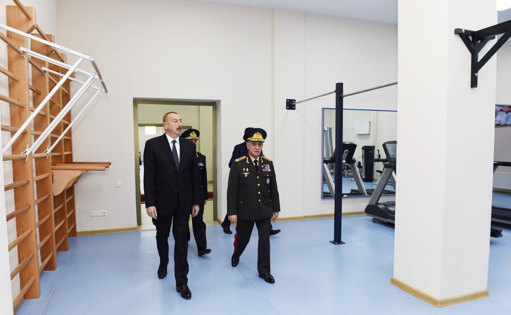 Ramil Usubov dövlət başçısına raport verdi - FOTOLAR