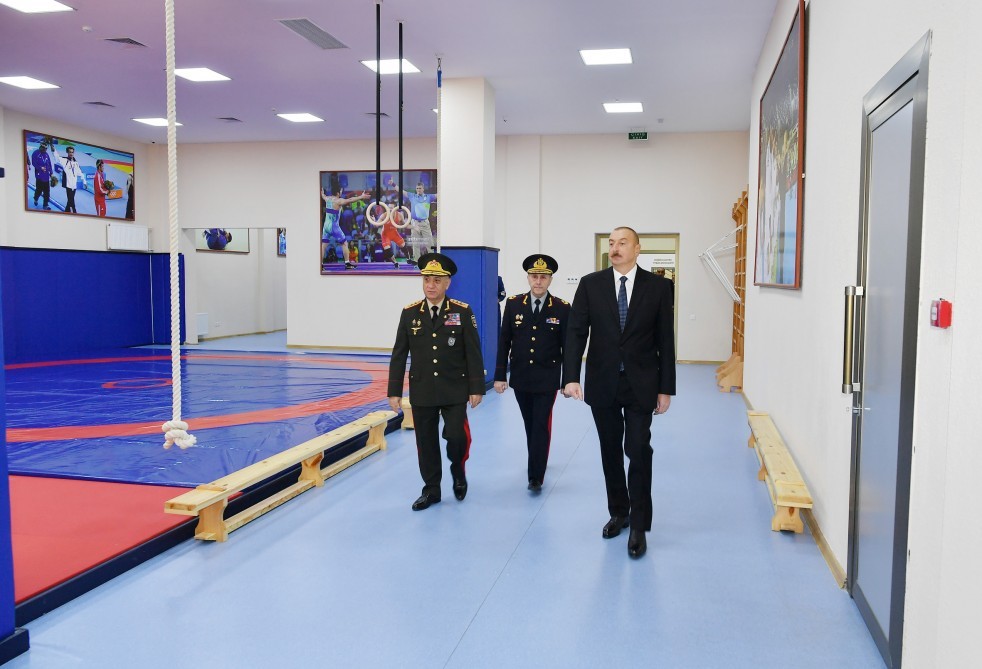 Ramil Usubov dövlət başçısına raport verdi - FOTOLAR