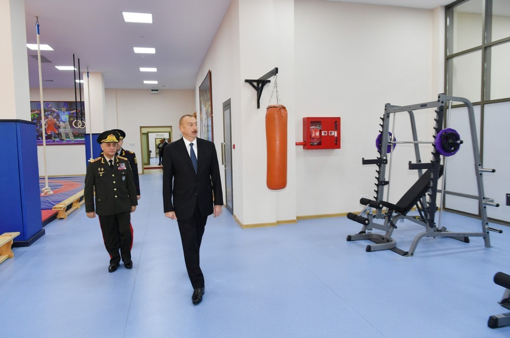 Ramil Usubov dövlət başçısına raport verdi - FOTOLAR