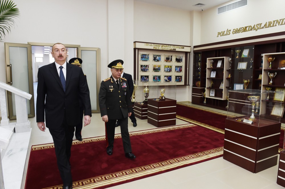 Ramil Usubov dövlət başçısına raport verdi - FOTOLAR