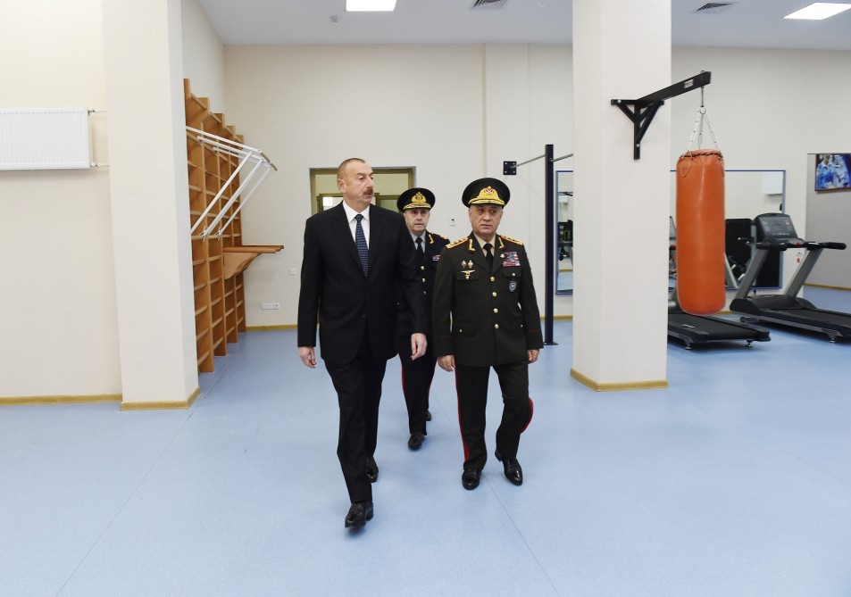 Ramil Usubov dövlət başçısına raport verdi - FOTOLAR
