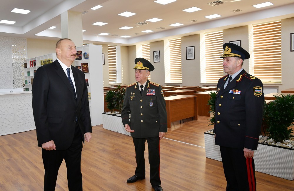Ramil Usubov dövlət başçısına raport verdi - FOTOLAR
