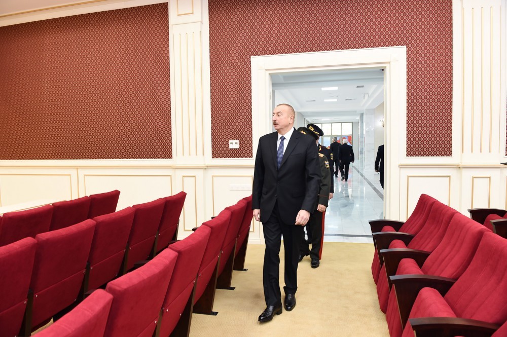 Ramil Usubov dövlət başçısına raport verdi - FOTOLAR