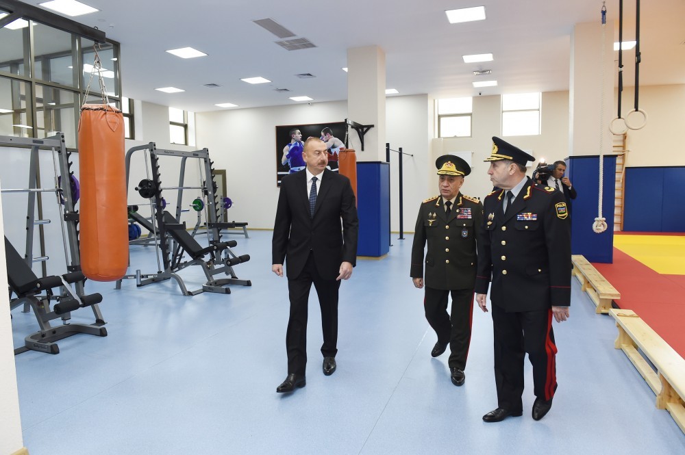 Ramil Usubov dövlət başçısına raport verdi - FOTOLAR