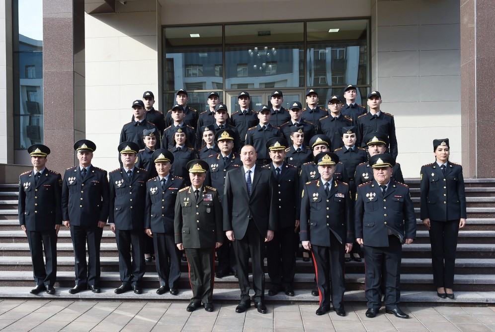 Ramil Usubov dövlət başçısına raport verdi - FOTOLAR