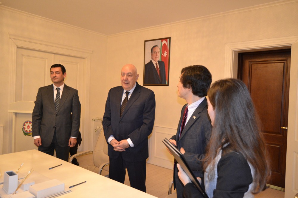 Yaponiya səfiri yeni layihə ilə İsmayıllıda - FOTOLAR