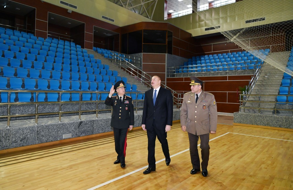 İlham Əliyev FHN-nin idman-sağlamlıq klubunun açılışında - FOTOLAR-YENİLƏNİB