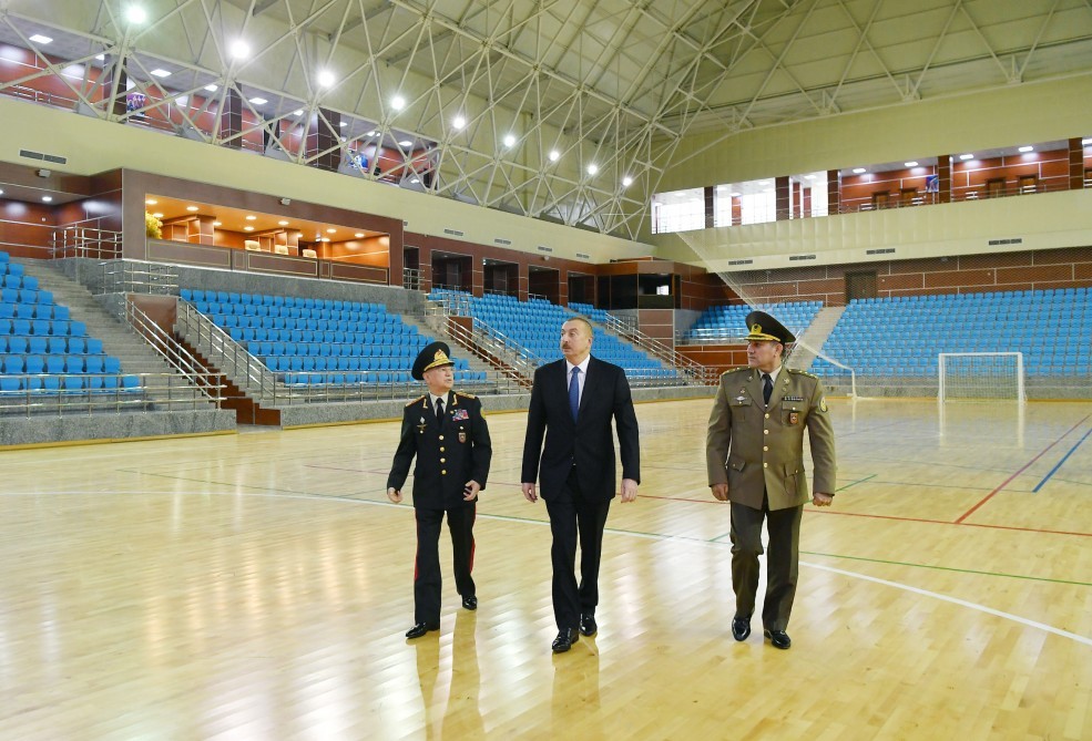 İlham Əliyev FHN-nin idman-sağlamlıq klubunun açılışında - FOTOLAR-YENİLƏNİB