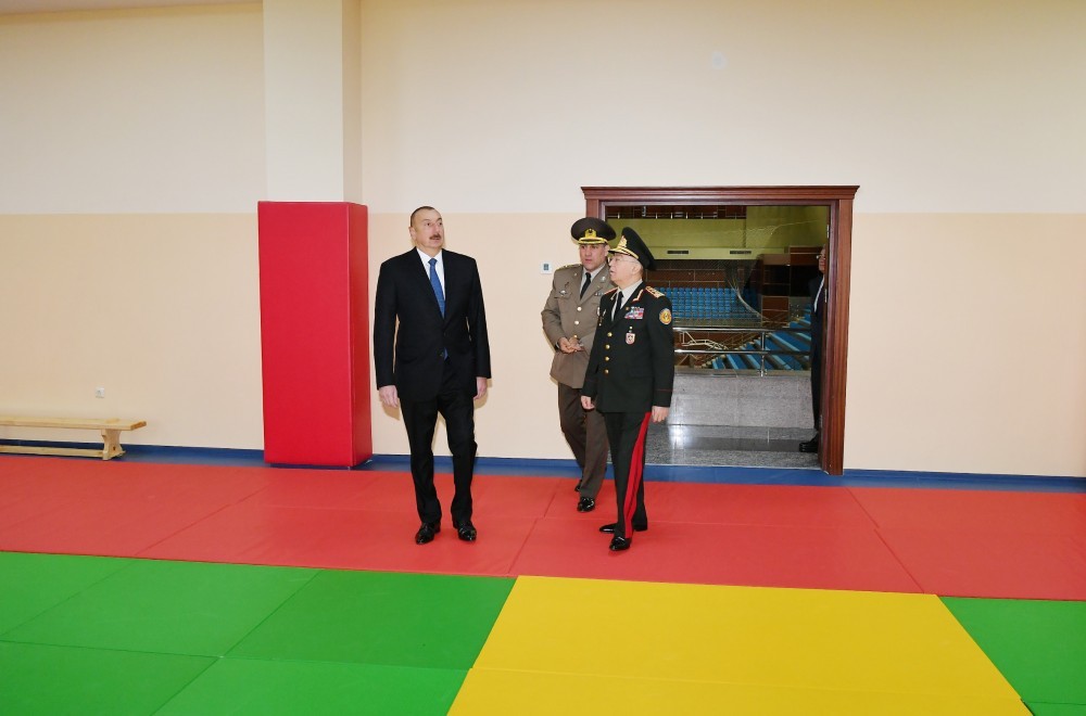İlham Əliyev FHN-nin idman-sağlamlıq klubunun açılışında - FOTOLAR-YENİLƏNİB