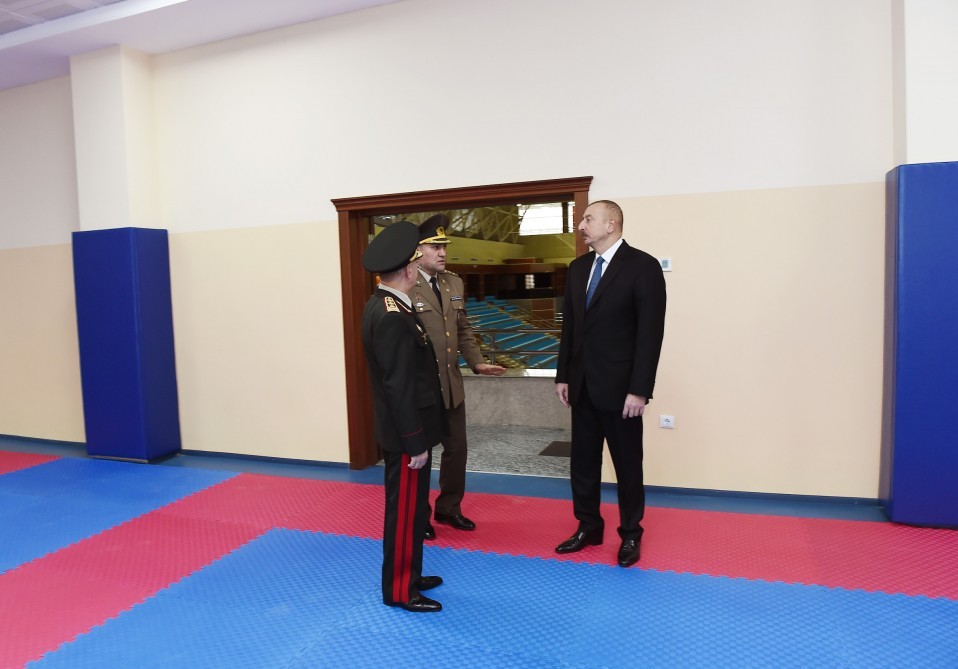 İlham Əliyev FHN-nin idman-sağlamlıq klubunun açılışında - FOTOLAR-YENİLƏNİB
