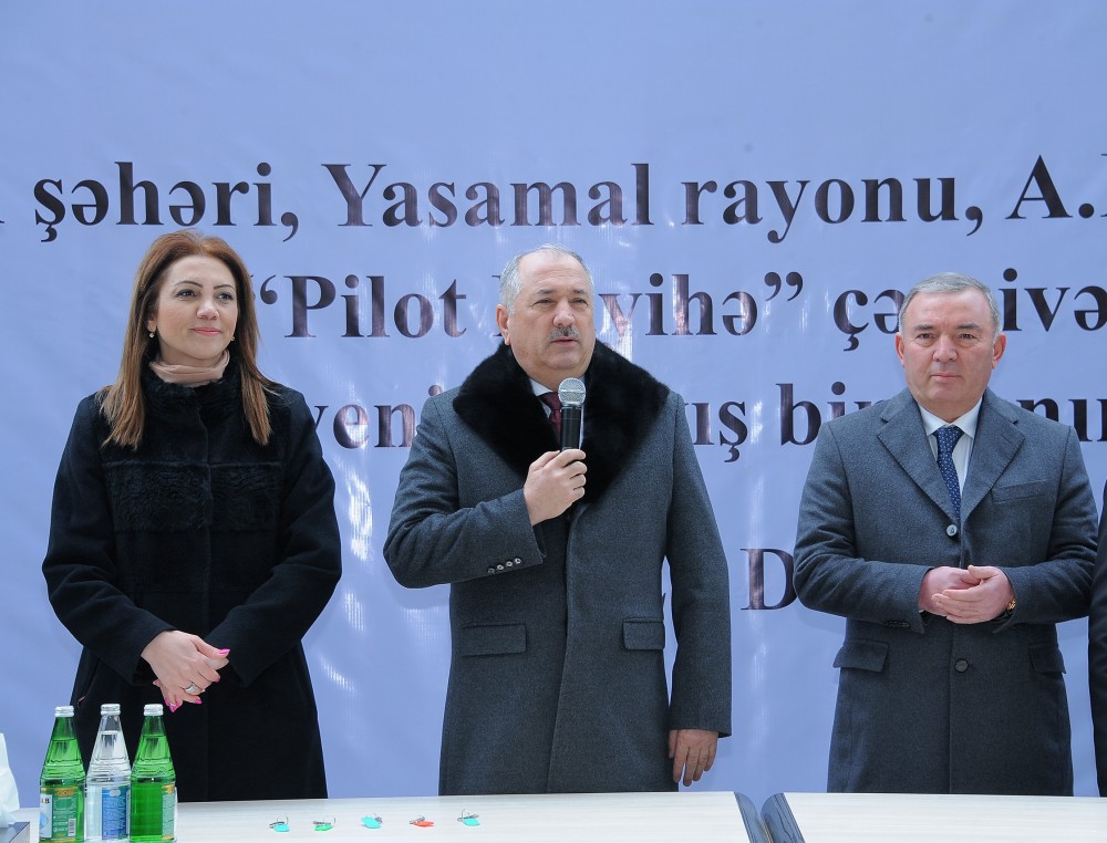 Kristal Abşeron Yasamaldakı hündürmərtəbəli yaşayış binasını təhvil verdi - FOTOLAR