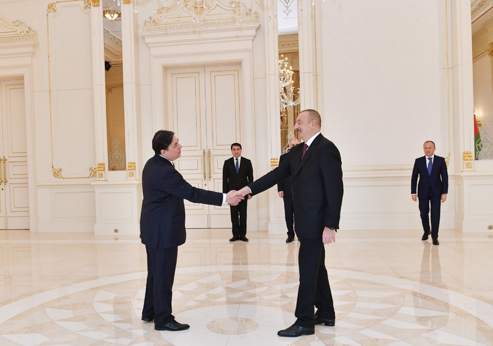 İlham Əliyev Səudiyyə Ərəbistanının və Braziliyanın yeni təyin olunmuş səfirlərini  qəbul etdi 