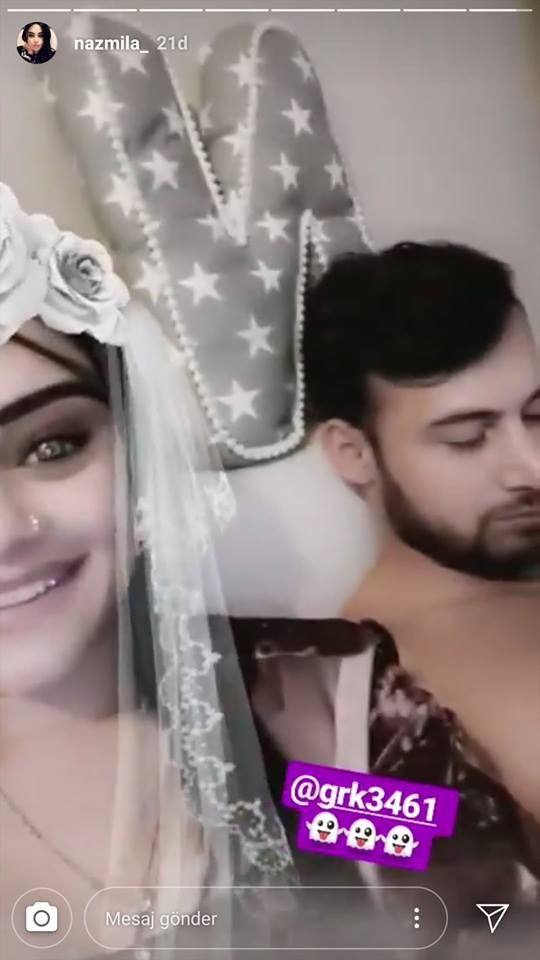 Naz sevgilisi ilə yataqda çəkdirdiyi fotonu paylaşdı - FOTOLAR