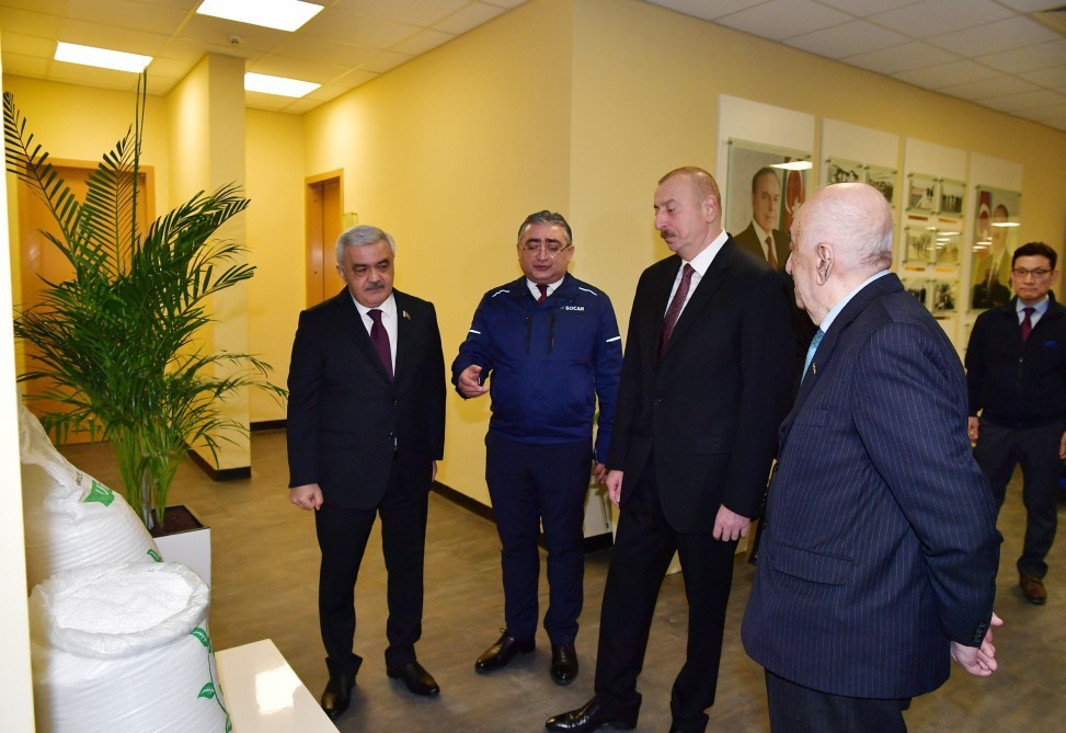 İlham Əliyev “SOCAR karbamid” zavodunun açılışında - FOTOLAR-YENİLƏNİB