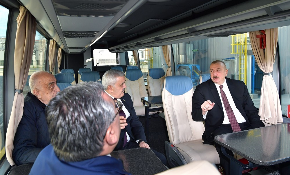 İlham Əliyev “SOCAR karbamid” zavodunun açılışında - FOTOLAR-YENİLƏNİB