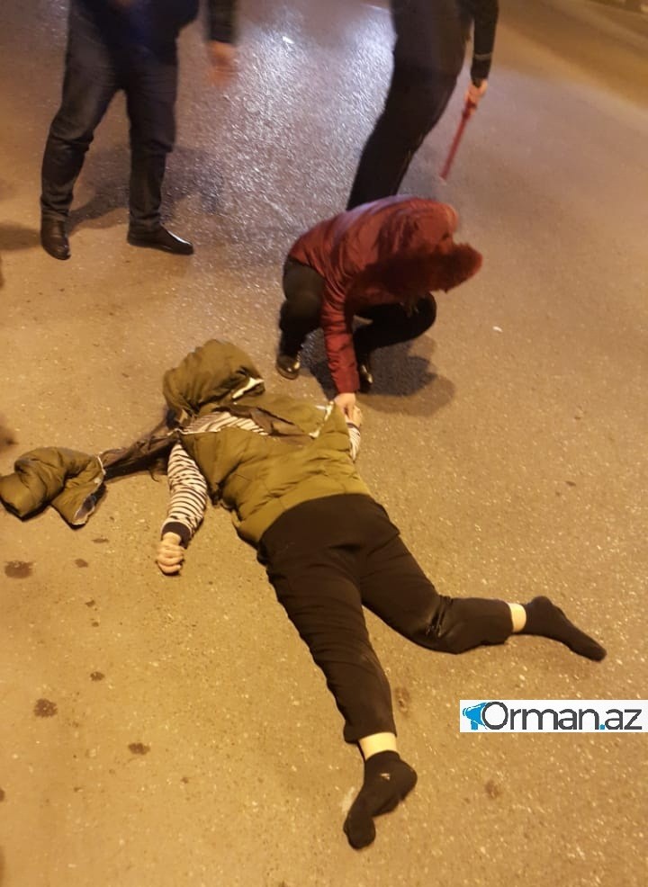Bakıda yolu keçərkən vurulan piyada iki ayın gəlini olub - 18+ FOTOLAR