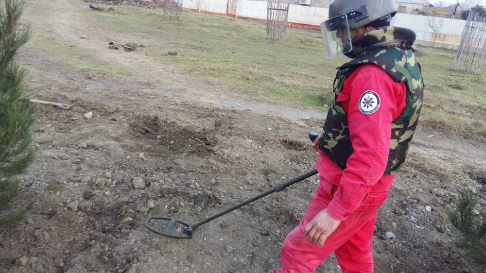 Mingəçevirdə qumbara və sursat aşkarlandı - FOTO