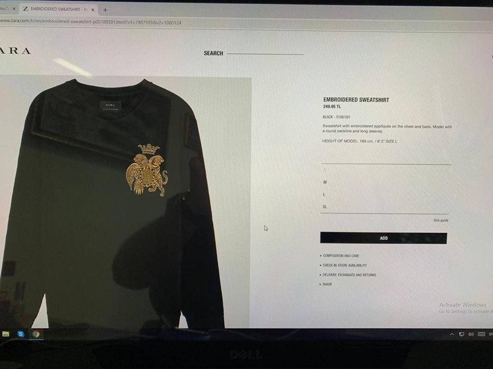 Tolik efirə Ermənistanın gerbi əks olunan paltarda çıxdı? - FOTOLAR