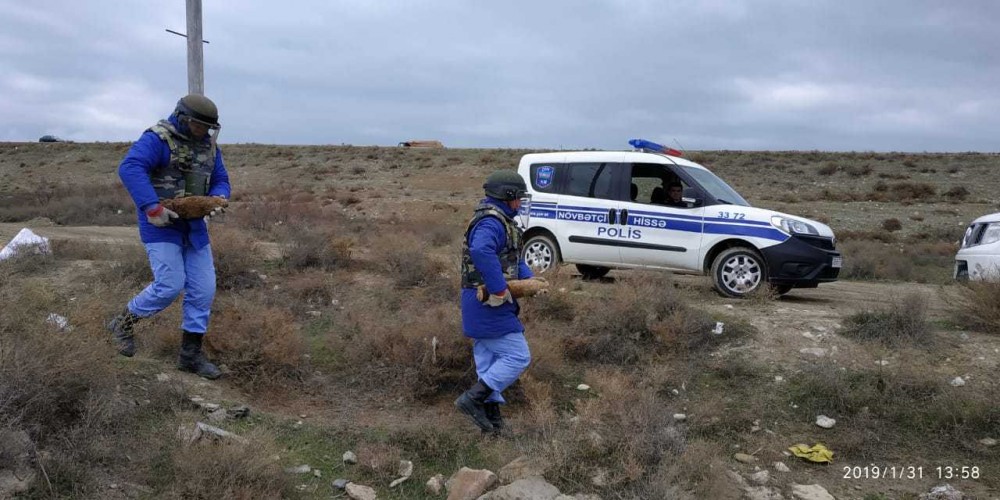 Sumqayıtda top mərmisi tapıldı 