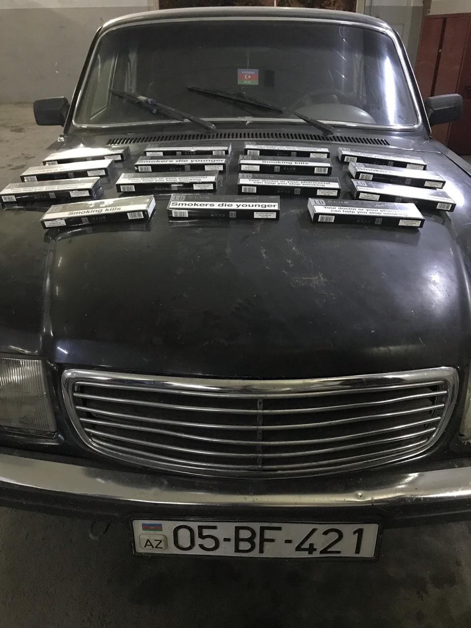 Siqaretləri "QAZ-3110"nun yük yerində gizlətdi - FOTO