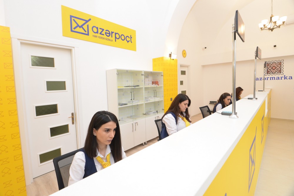 “Azərpoçt” 2 poçt şöbəsini yenidənqurmadan sonra istifadəyə verdi - FOTOLAR
