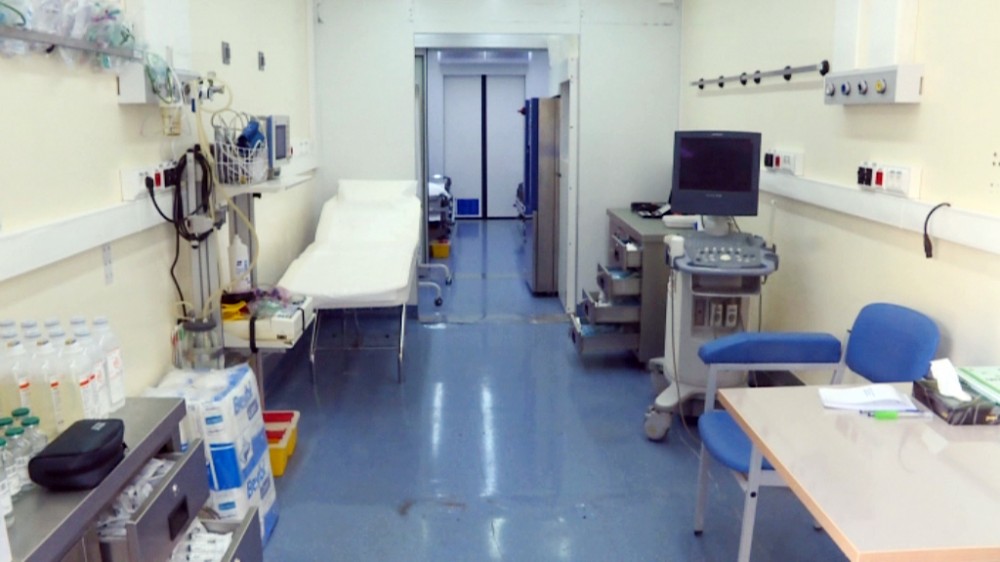 “Qırmızı Körpü” gömrük postunda səyyar hospital - FOTOLAR