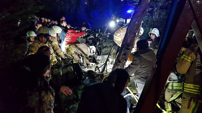 Hərbi helikopter qəzaya uğradı: 4 əsgər ÖLDÜ - YENİLƏNİB(FOTO)