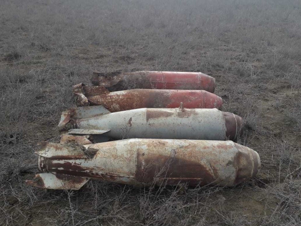 Ağstafada  aviabomba aşkar edildi - FOTO