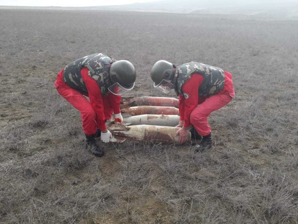 Ağstafada  aviabomba aşkar edildi - FOTO