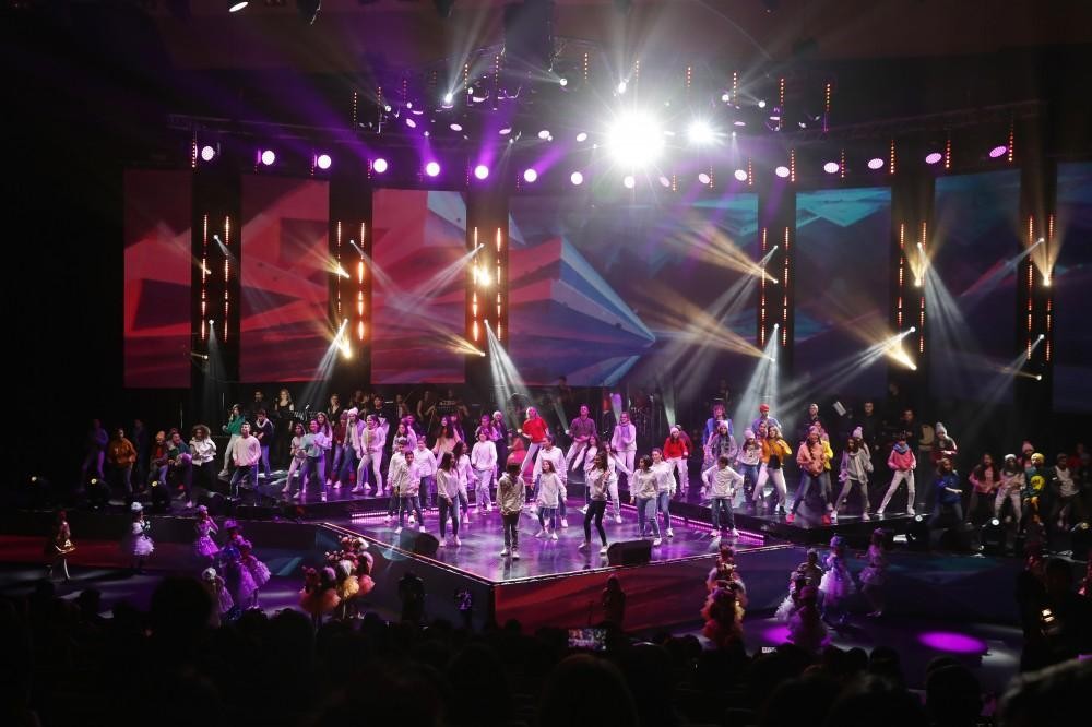 Leyla Əliyeva övladları ilə “Zima-2019”  festivalında - FOTOLAR