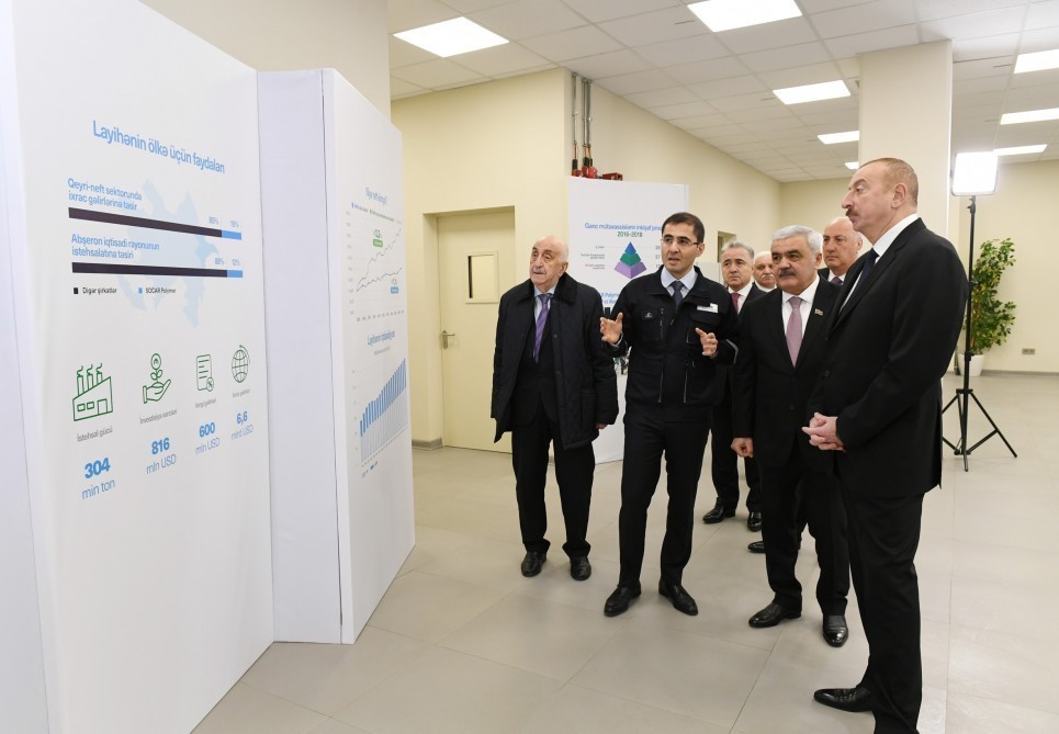 İlham Əliyev Sumqayıtda zavod açılışında - FOTOLAR