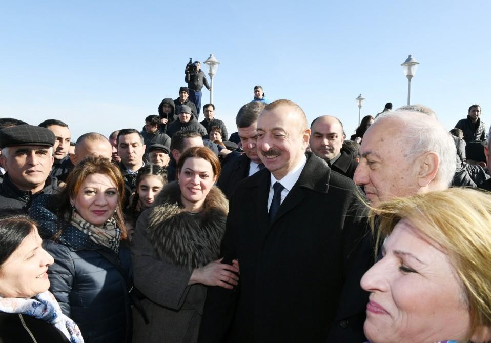 Prezidentin sumqayıtlılarla maraqlı DİALOQU - "Bu il bu məsələ həll olunmalıdır" - FOTOLAR
