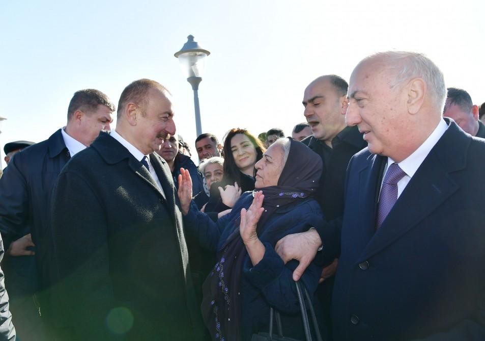 Prezidentin sumqayıtlılarla maraqlı DİALOQU - "Bu il bu məsələ həll olunmalıdır" - FOTOLAR