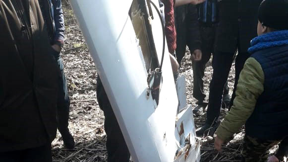 Cəbhədə GƏRGİNLİK: Düşmənin pilotsuz təyyarəsi məhv edildi  (FOTOLAR)