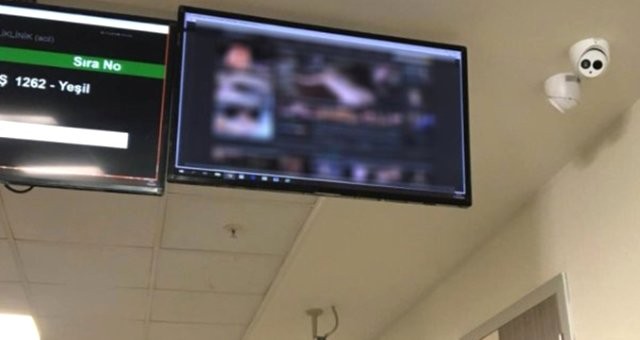 Xəstəxanada BİABIRÇILIQ - Məlumatlandırma ekranında porno görüntü açdılar (FOTO)