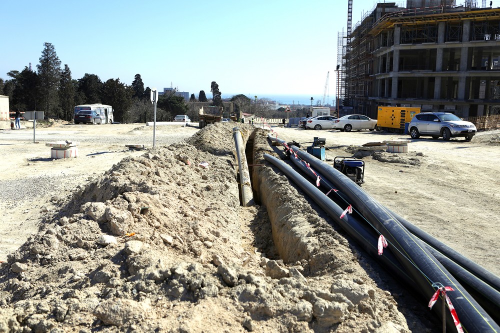 Huner Group infrastruktur və abadlıq işlərini sürətləndirdi - FOTOLAR