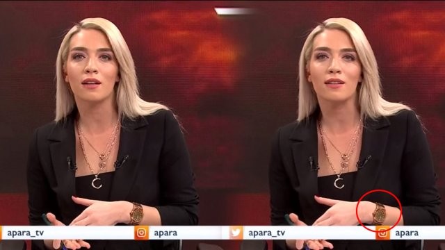 Məşhur aparıcısının qolundakı 350 minlik saat - FOTOLAR