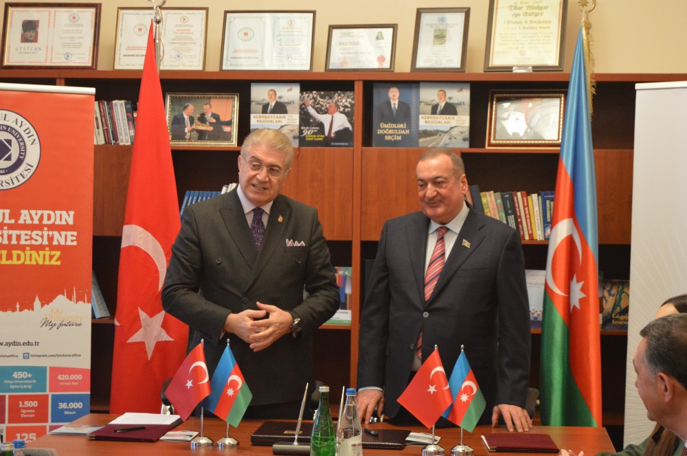 Kooperasiya Universiteti və İstanbul Aydın Universiteti arasında protokol imzalanıb - FOTO