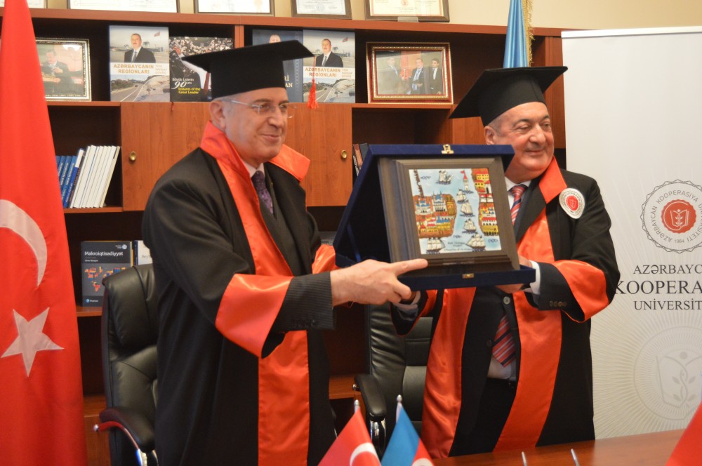 Kooperasiya Universiteti və İstanbul Aydın Universiteti arasında protokol imzalanıb - FOTO