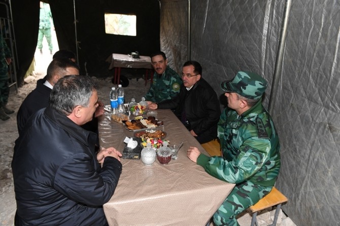 Elçin Quliyev Ermənistanla sərhəddə - FOTO