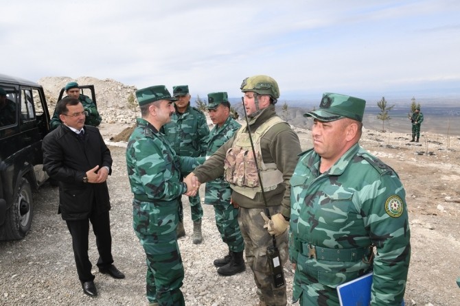 Elçin Quliyev Ermənistanla sərhəddə - FOTO