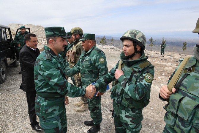 Elçin Quliyev Ermənistanla sərhəddə - FOTO
