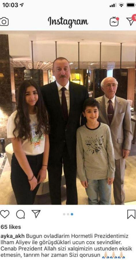 Vyanada yaşayan azərbaycanlılar İlham Əliyevlə şəkil çəkdirib - FOTO