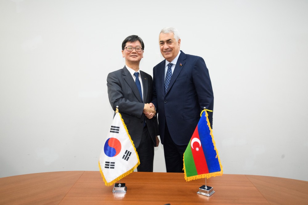 Seulda Cavid Qurbanovla Son Byonq Sokun arasında görüş oldu - FOTO