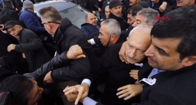 Kılıçdaroğluna hücum edənlərin kimliyi məlum oldu - FOTOLAR